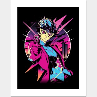 Yusuke's Artistic Soul Personas Anime Shirts for Creatives Posters and Art